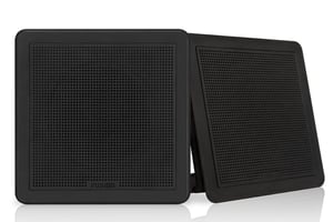 Haut-Parleurs carrés 7,7" à encastrer - Noir 200W