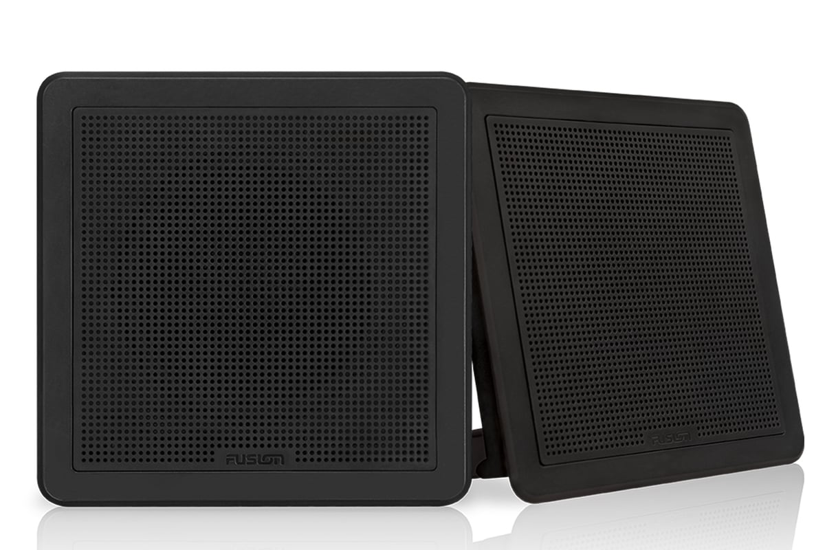 Haut-Parleurs carrés 7,7" à encastrer - Noir 200W