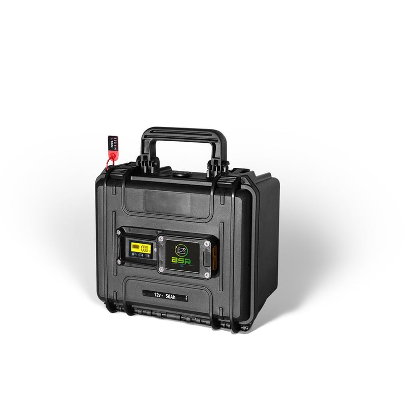 Valise ECO LifePO4 12V/50 Ah avec Chargeur
