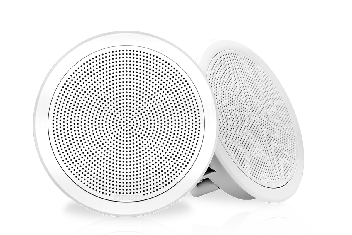 Haut-Parleurs ronds 7,7" à encastrer - Blanc 200W