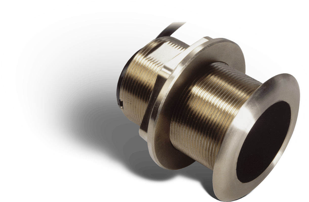 B60DT-12 : Sonde Traversante Bronze 12° 50/200 kHz 600W prise M&M