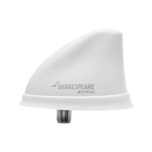 Antenne DAB+ "dorsale" 8m de câble, connecteur PL259, blanche