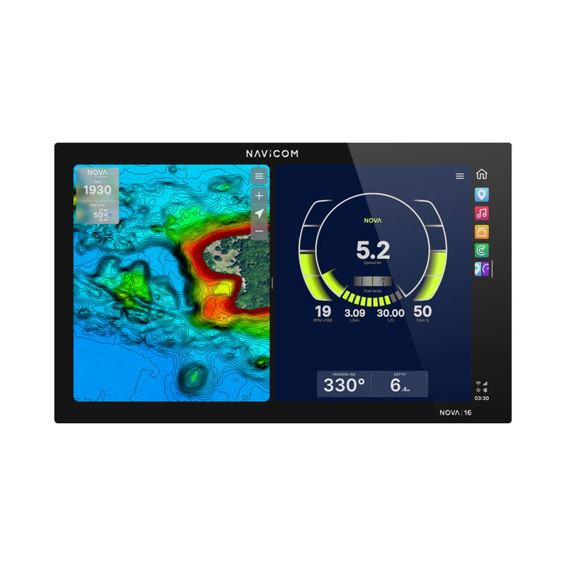 NOVA16: Écran multifonction 16" à encastrer