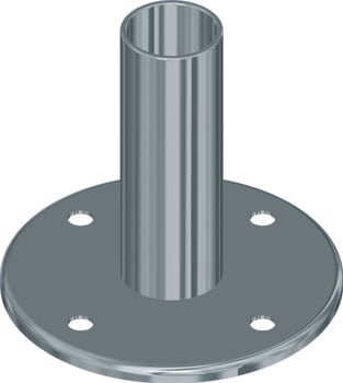 Support inox vedette pour antenne TV250 (SPTV240)