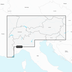 Carte Navionics+ Regular SD - ALPES LACS ET RIVIERES