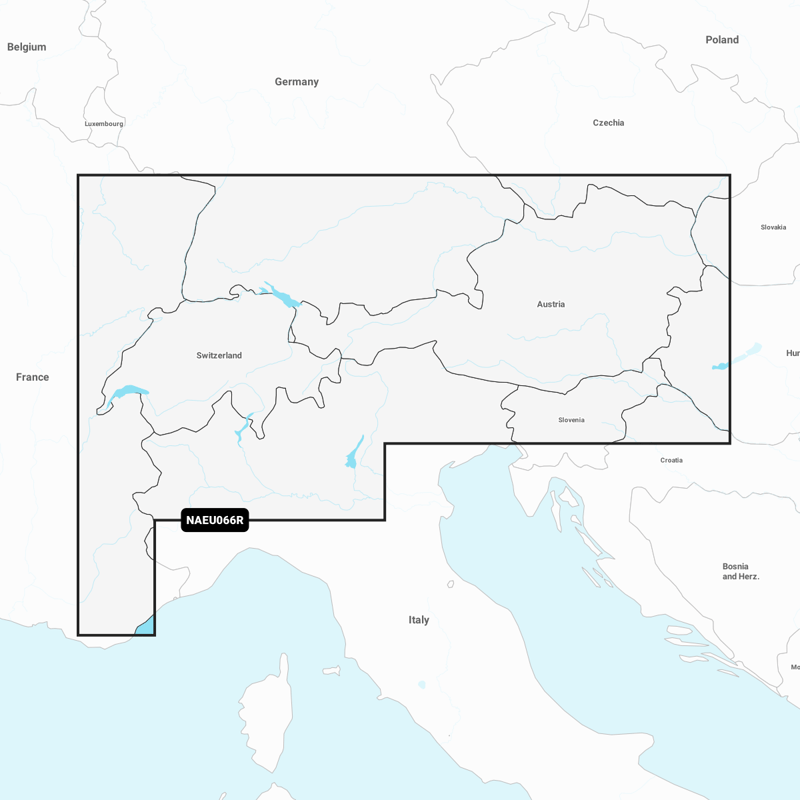 Carte Navionics+ Regular SD - ALPES LACS ET RIVIERES
