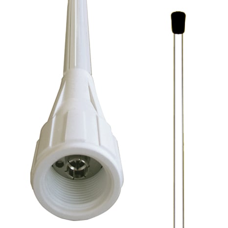 Antenne VHF 6 dB série FASTFIT - 2.5 m - fibre - sans rotule (VR240)