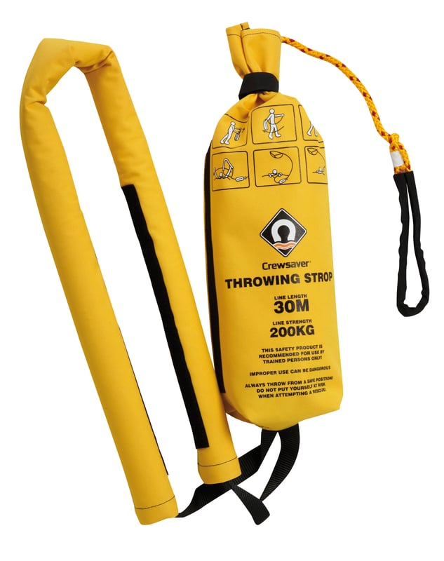 CREWSAVER THROWING STROP - Jaune 30 mètres