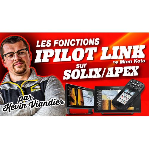 IPilot Link  sur les combinés sondeurs Apex & Solix