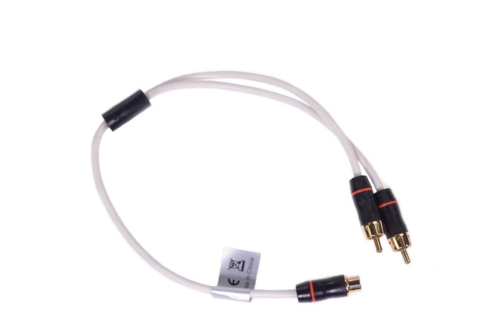 RCAYM - 1 Prise femelle vers 2 prises mâles pour câble RCA