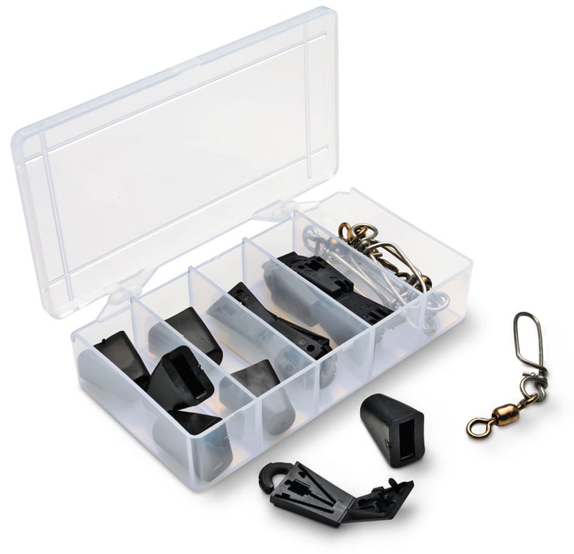 Kit de 6 clips pour fixation du lest en fin de câble