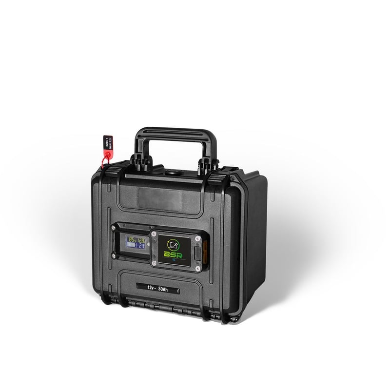 Valise ECO LifePO4 12V/50 Ah avec Chargeur