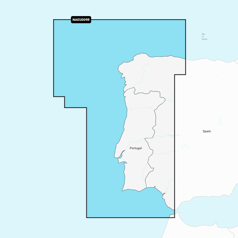 Carte Navionics+ Regular SD - PORTUGAL ET NORD-OUEST ESPAGNE