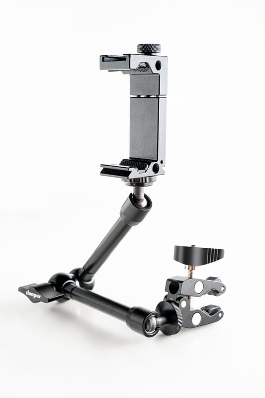 Support smartphone articulé pour Float Tube et Kayak