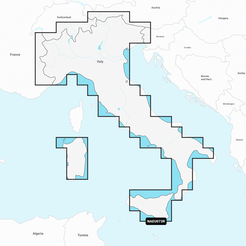 Carte Navionics Platinum+ Regular SD - ITALIE LACS ET RIVIERES