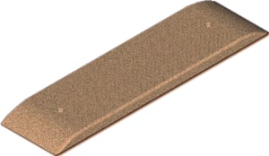 Plaque de masse type I dim : 198 x 64, entraxe 103 mm,  13 (PM1) 