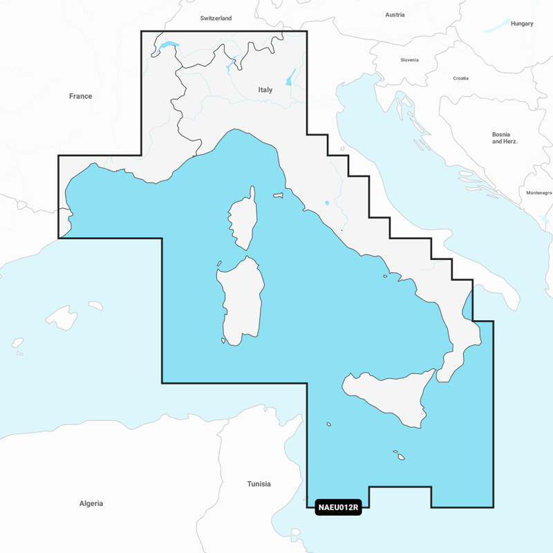 Carte Navionics Platinum+ Regular SD - MEDITERRANEE CENTRALE