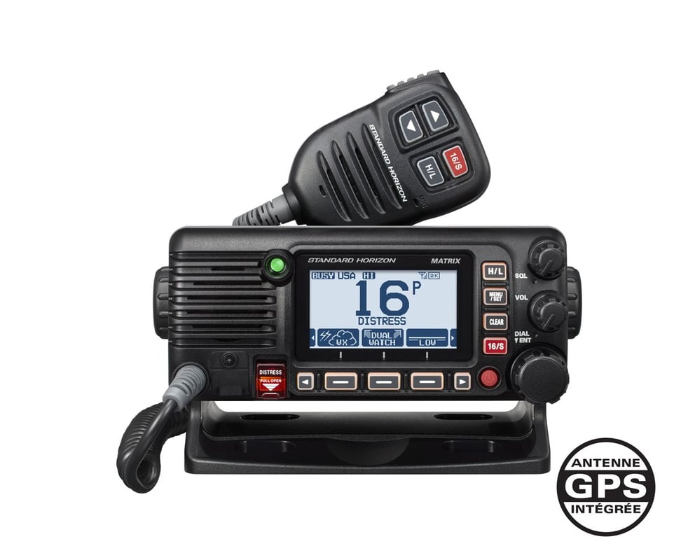 VHF FIXE 2400GPSE - 25W -  Récepteur GPS et AIS intégrés - NMEA2000