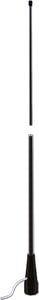 Antenne VHF ECO 3dB, 1.5m, 5m câble sans rotule / NOIR(VE150/119-BLK)