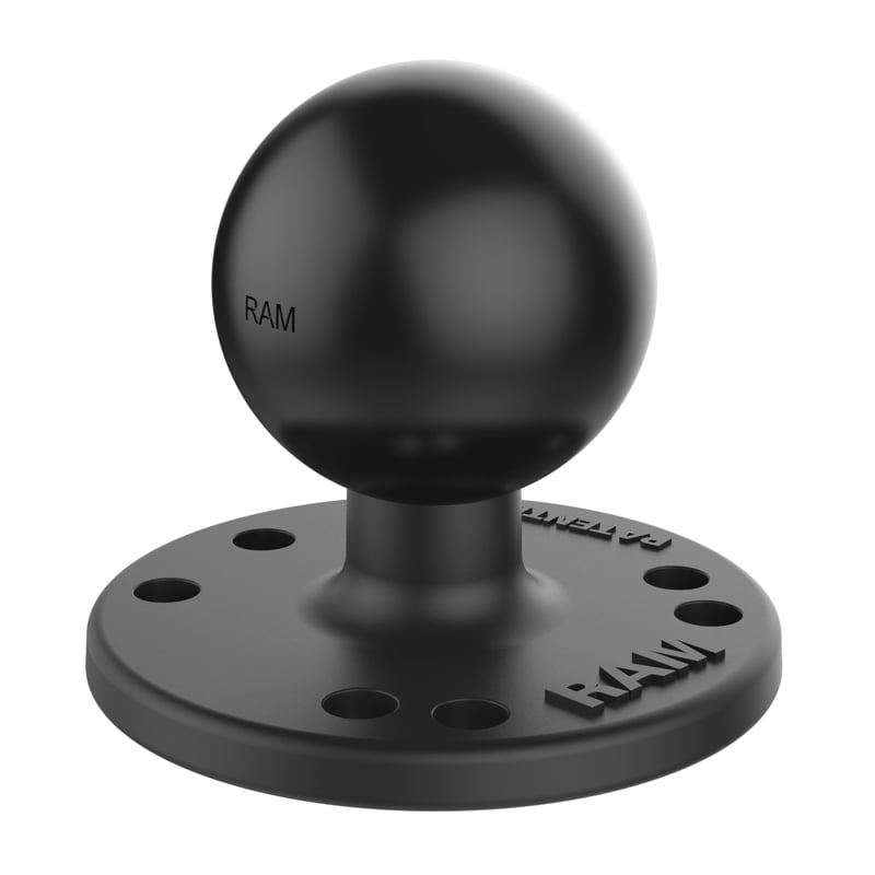 Base ronde à visser avec boule C (RAM-202U)