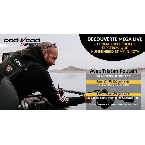 Découverte MEGA LIVE Humminbird Chez ROD & POD