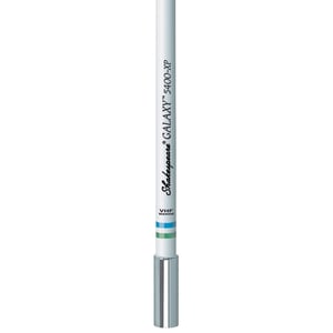 Antenne VHF Galaxy blanche 3dB 1.2m férule inox, 6m câble RG8X+PL259