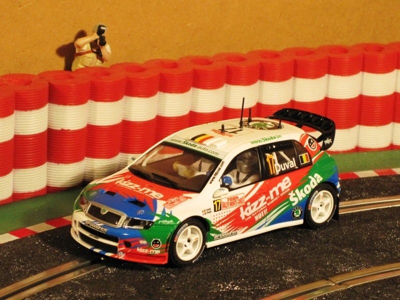 Neldo.net picture of Scalextric Spain Skoda Fabia WRC 'Duval' Rally Montecarlo 2006