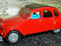 Citron 2 CV Descapotable Rojo
