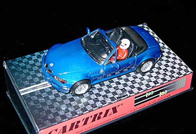 Cartrix catalogue picture of BMW-Z3 Roadster abierto (azul metalizado)