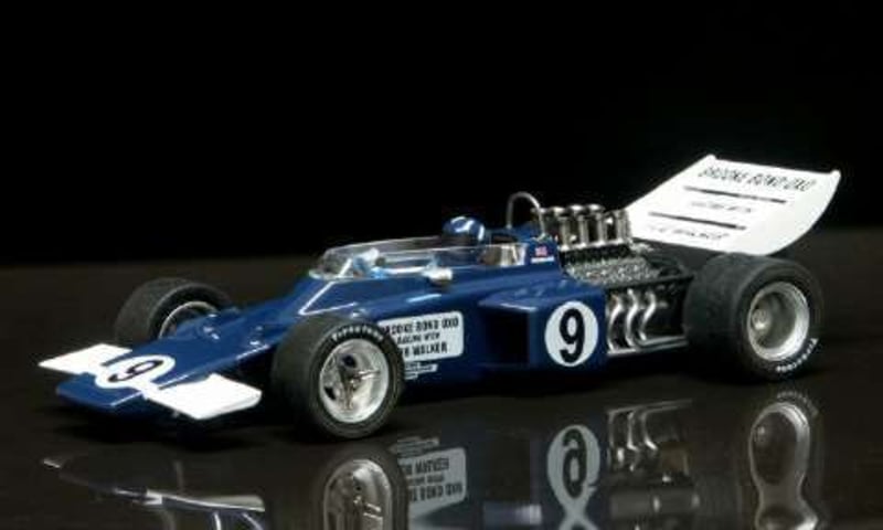 Vanquish MG catalogue picture of Lotus 72 Brooke Bond nº9