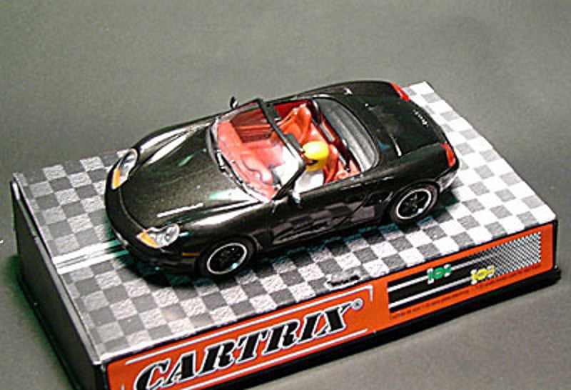 Cartrix catalogue picture of Porsche Boxster Gemballa   (negro)  (motor RACE)