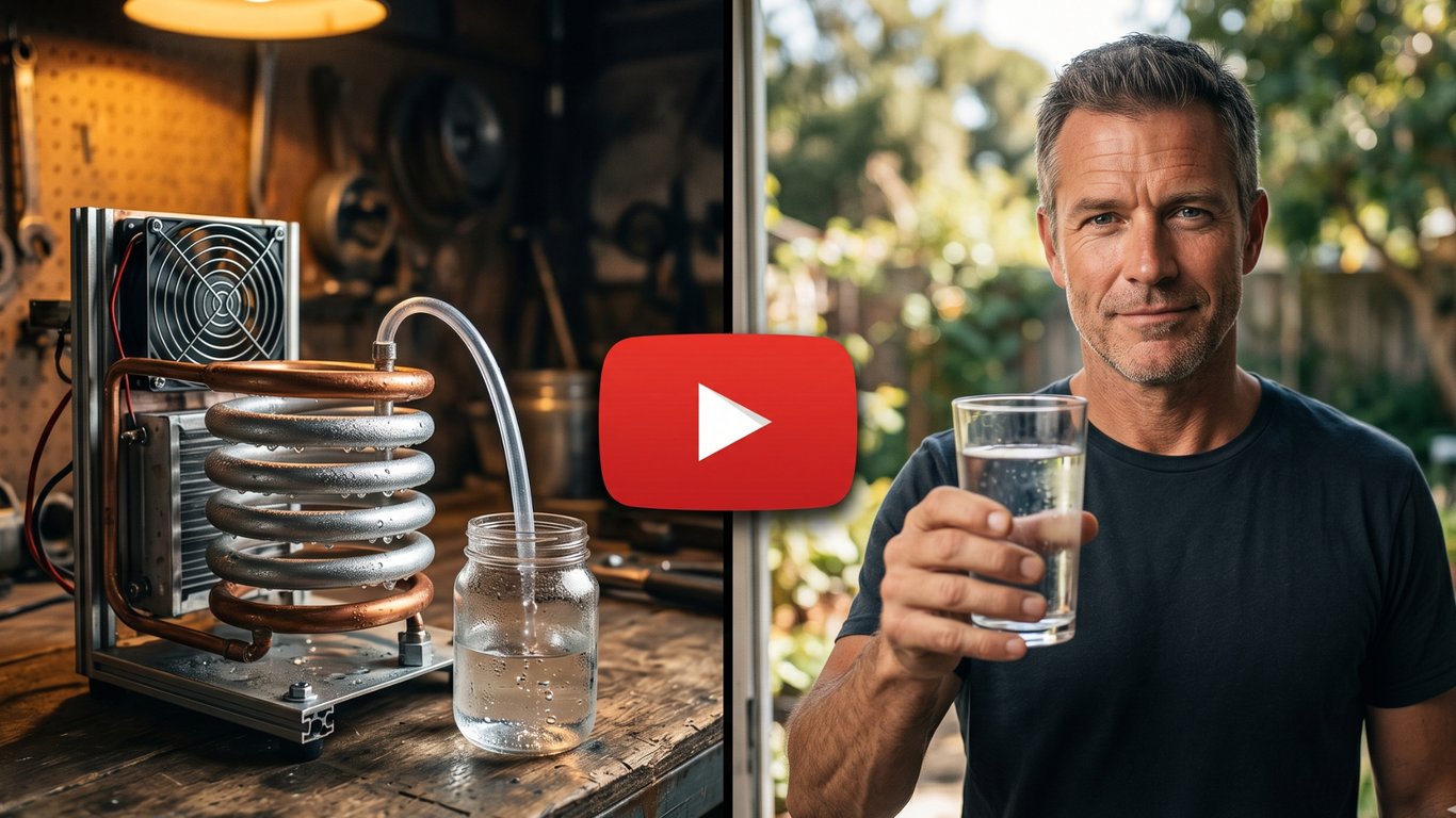 Military condensation method — DIY home water generator