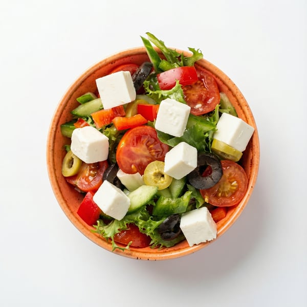 AI-generated variant of Mix sałat