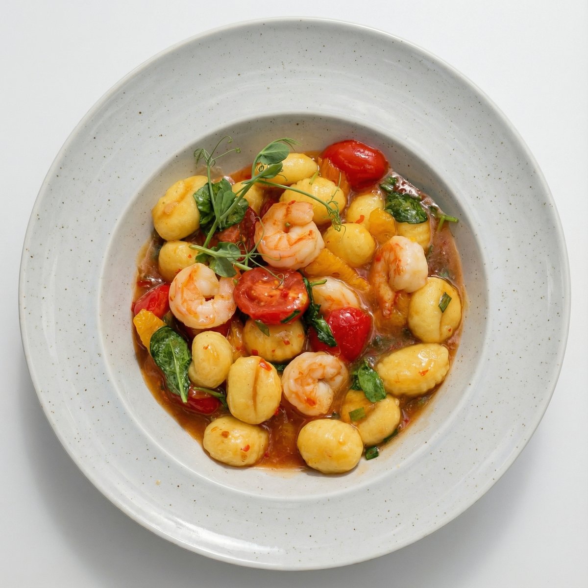 Gnocchi z krewetkami