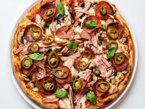 AI-generated variant of Quattro Stagioni