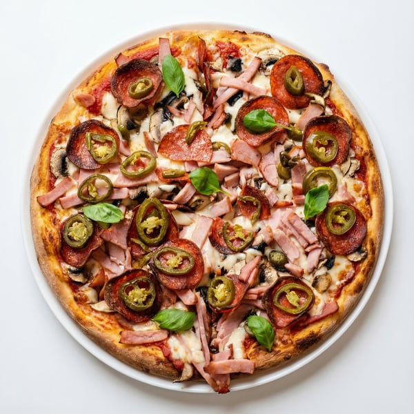 AI-generated variant of Quattro Stagioni