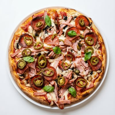 AI-generated variant of Quattro Stagioni