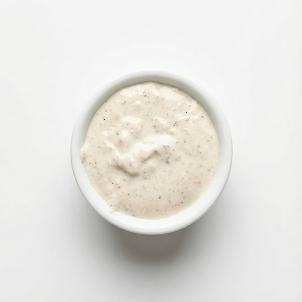 AI-generated variant of Sos czosnkowy