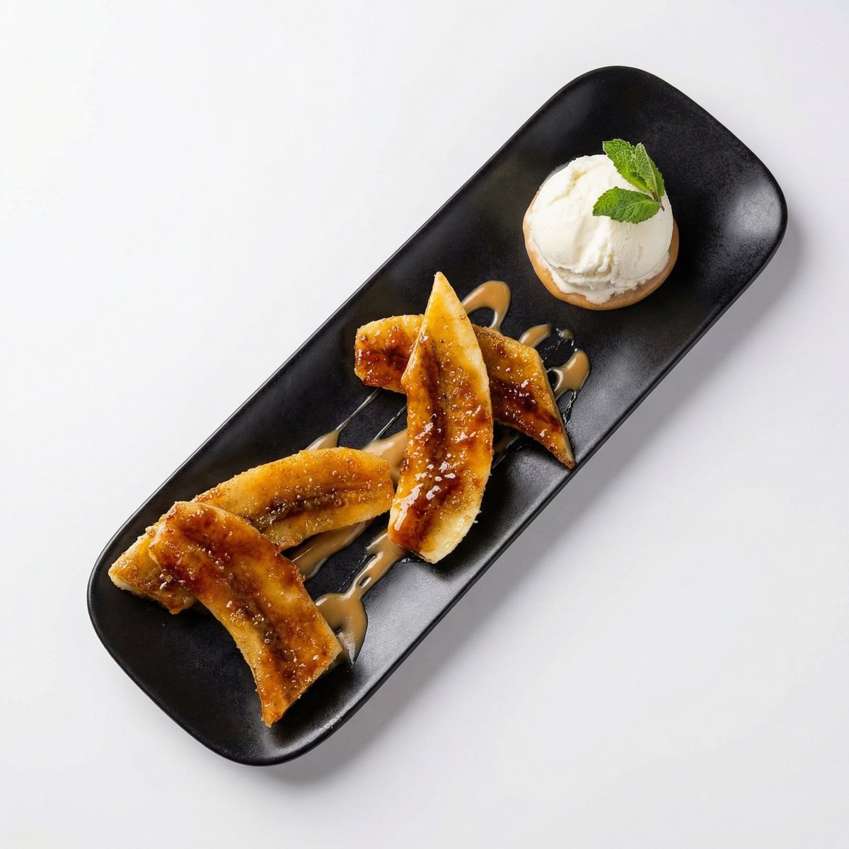 AI-generated variant of Smażony banan