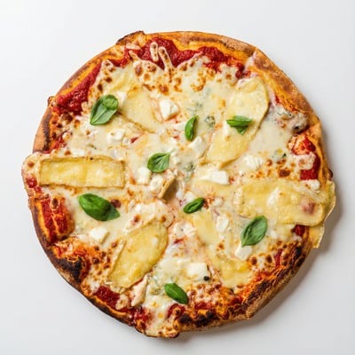 AI-generated variant of Quattro Formaggi