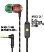 Audifonos Alambricos House Of Marley EM-JE041-GR, Color Verde