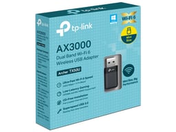Tarjeta de Red Inalámbrica USB 3.0 TP-Link ARCHER TX50U de Doble Banda/Wi-Fi 6/574Mbps en 2.4GHz 5GHz/MU-MIMO/OFDMA AX3000
