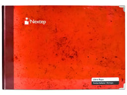 Libro Cosido Nextep NE-004N de Raya / Con 96 Hojas / Italiano