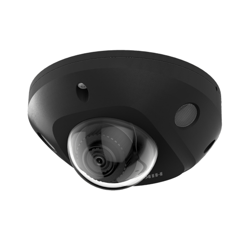 Camara Mini Domo Hikvision DS-2CD2543G2-I(S)(BLACK) / IP 4 MP/ Color Negro/ Lente 2.8 MM/ 30 MTS IR Exir/ Exterior IP67/ IK08/ WDR 120 DB/ POE/