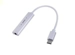 Cable Adaptador Tipo "C" a Auxiliar Hembra 3.5MM Gigatech ADP-500 Blanco