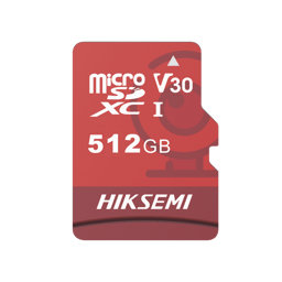 Memoria MicroSD 512GB Hiksemi HS-TF-E1/512G Clase 10, Para Videovigilancia (Uso 24/7)