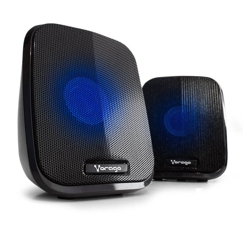 Bocinas 2.0 Vorago SPK-107 Alambrico 3.5MM/ USB 3W Color Negro
