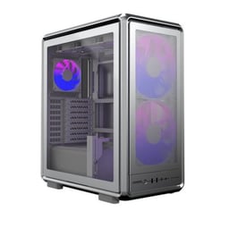 Gabinete Cooler Master Frame 500 Mesh / Media Torre / Con Ventana / Sin Fuente / USB-C / Plata / ATX / MF500M-SHNN-S00