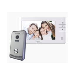 Kit De Videoportero Kocom KCVS701EBC/KCS81MU / 2da Generación / Monitor 7" A Color / Resistente Frente De Calle Metálico
