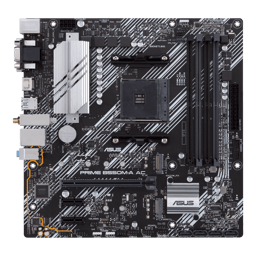 Tarjeta Madre Asus Prime B550M-A AC Socket-AM4/ 4XDDR4/ Micro ATX/ PCIE4.0/ Dual M.2/ USB 3.2/ Aura Sync RGB